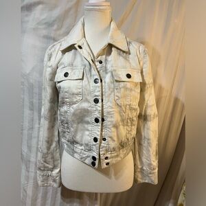 Juicy Couture soft feminine summer spring denim jacket